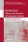 Cover: SOFSEM 2019: Theory and Practice of Computer Science - Springer