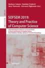 Cover: SOFSEM 2019: Theory and Practice of Computer Science - Springer