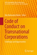 Cover: Code of Conduct on Transnational Corporations - Springer