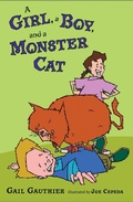 Cover: A Girl, a Boy, and a Monster Cat - G.P. Putnam's Sons Books for Young Readers