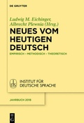 Cover: Neues vom heutigen Deutsch - De Gruyter
