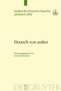 Cover: Deutsch von au&szlig;en - De Gruyter
