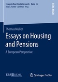 Cover: Essays on Housing and Pensions - Springer Gabler