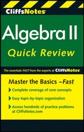 Cover: CliffsNotes Algebra II QuickReview - Cliffs Notes