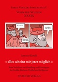 Cover: &raquo;alles scheint mir jetzt m&ouml;glich&laquo; - Aisthesis