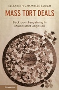 Cover: Mass Tort Deals - Cambridge University Press