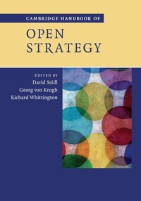 Enlarge image Cover: Cambridge Handbook of Open Strategy - Cambridge University Press