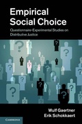 Cover: Empirical Social Choice - Cambridge University Press