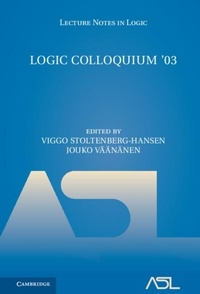 Abbildung von: Logic Colloquium '03 - Cambridge University Press