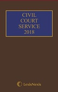 Cover: Civil Court Service 2018 - Jordan Publishing