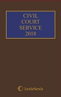 Enlarge image Cover: Civil Court Service 2018 - Jordan Publishing