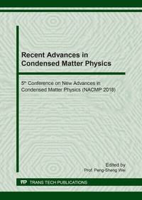 Enlarge image Cover: Recent Advances in Condensed Matter Physics - Trans Tech Publications Ltd