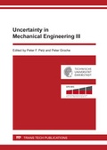 Cover: Uncertainty in Mechanical Engineering III - Trans Tech Publications Ltd