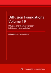 Abbildung von: Diffusion and Thermal Transport in Bulk and Nano-Materials - Trans Tech Publications Ltd
