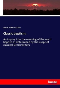 Enlarge image Cover: Classic baptism: - Hansebooks