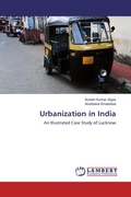 Cover: Urbanization in India - LAP Lambert Academic Publishing