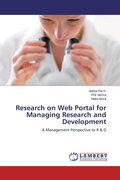 Cover: Research on Web Portal for Managing Research and Development - LAP Lambert Academic Publishing