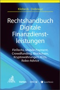 Cover: Rechtshandbuch Digitale Finanzdienstleistung - Dike Verlag Z&uuml;rich