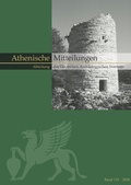 Cover: Mitteilungen des Deutschen Arch&auml;ologischen Instituts, Athenische Abteilung - Mann, Gebr.