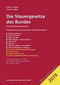 Abbildung von: Die Steuergesetze des Bundes 2019 - Verlag Steuern und Recht