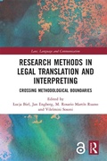 Cover: Research Methods in Legal Translation and Interpreting - Routledge