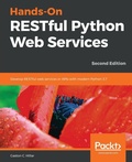 Cover: Hands-On RESTful Python Web Services - Packt Publishing