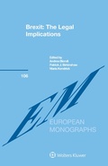 Cover: Brexit: The Legal Implications - Kluwer Law International