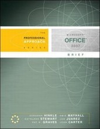 Enlarge image Cover: Microsoft Office 2007 Brief: A Professional Approach - McGraw-Hill Professional