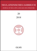 Cover: Neulateinisches Jahrbuch - Georg Olms Verlag