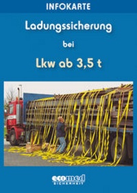 Abbildung von: Infokarte Ladungssicherung bei Lkw ab 3,5 t - ecomed Storck