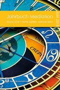 Cover: Jahrbuch Mediation - Hagener Wissenschaftsverlag