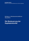 Cover: Die Besteuerung der Kapitaleink&uuml;nfte - BoD - Books on Demand