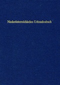 Cover: Nieder&ouml;sterreichisches Urkundenbuch - Nieder&ouml;sterreichisches Institut f&uuml;r Landeskunde