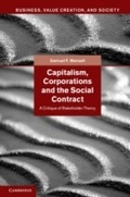 Cover: Capitalism, Corporations and the Social Contract - Cambridge University Press