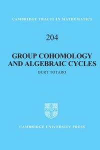Abbildung von: Group Cohomology and Algebraic Cycles - Cambridge University Press