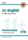 Cover: 11+ GL English Practice Book & Assessment Tests - Ages 9-10 (with Online Edition) - Coordination Group Publications Ltd (CGP)