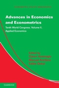 Cover: Advances in Economics and Econometrics - Cambridge University Press