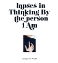 Cover: Josephine Pryde - lapses in Thinking By the person i Am - Sternberg Press