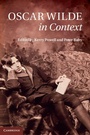 Cover: Oscar Wilde in Context - Cambridge University Press