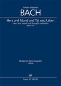 Cover: Herz und Mund und Tat und Leben (Klavierauszug) - Carus-Verlag