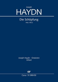 Abbildung von: Die Schöpfung (Klavierauszug deutsch) - Carus-Verlag