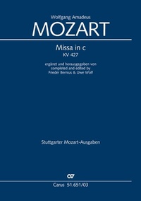 Abbildung von: Missa in c (Klavierauszug) - Carus-Verlag