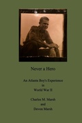Cover: Never a Hero - Blurb Inc