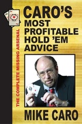 Cover: Caro's Most Profitable Hold'em Advice - Cardoza Publishing,U.S.