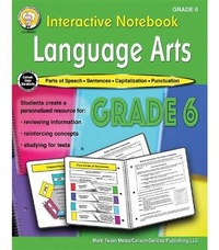 Enlarge image Cover: Interactive Notebook: Language Arts Resource Book, Grade 6 - Mark Twain Media