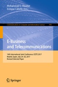 Cover: E-Business and Telecommunications - Springer