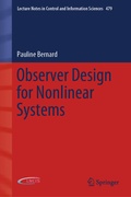Cover: Observer Design for Nonlinear Systems - Springer