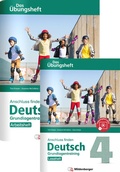 Cover: Anschluss finden / Deutsch 4 - Das &Uuml;bungsheft - Grundlagentraining: Leseheft und Arbeitsheft - Mildenberger Verlag GmbH