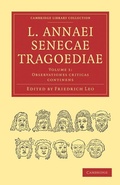 Cover: L. Annaei Senecae Tragoediae - Cambridge University Press