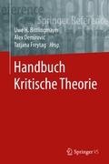 Cover: Handbuch Kritische Theorie - Springer VS